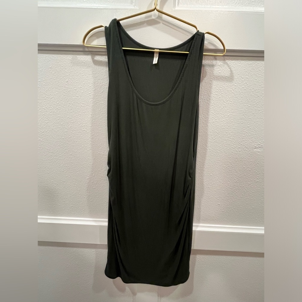 Ruched tank dress